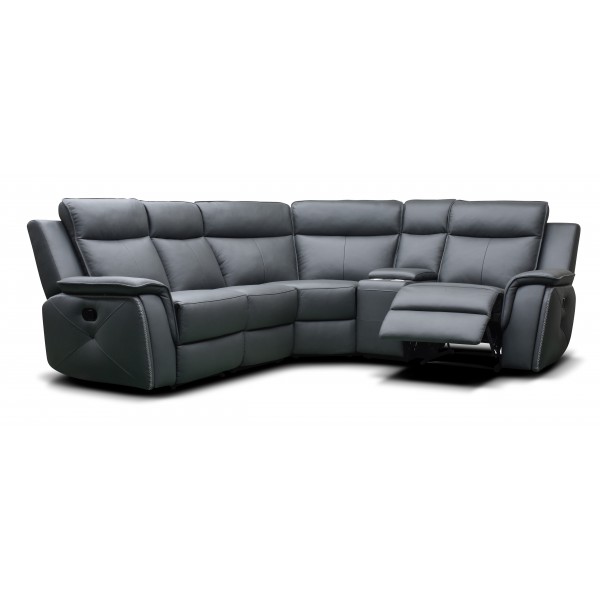 Infinity Half Leather Corner Sofa
